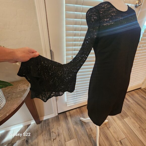 Vince Camuto Black Dress. NWT. Size 6 - Picture 3 of 12